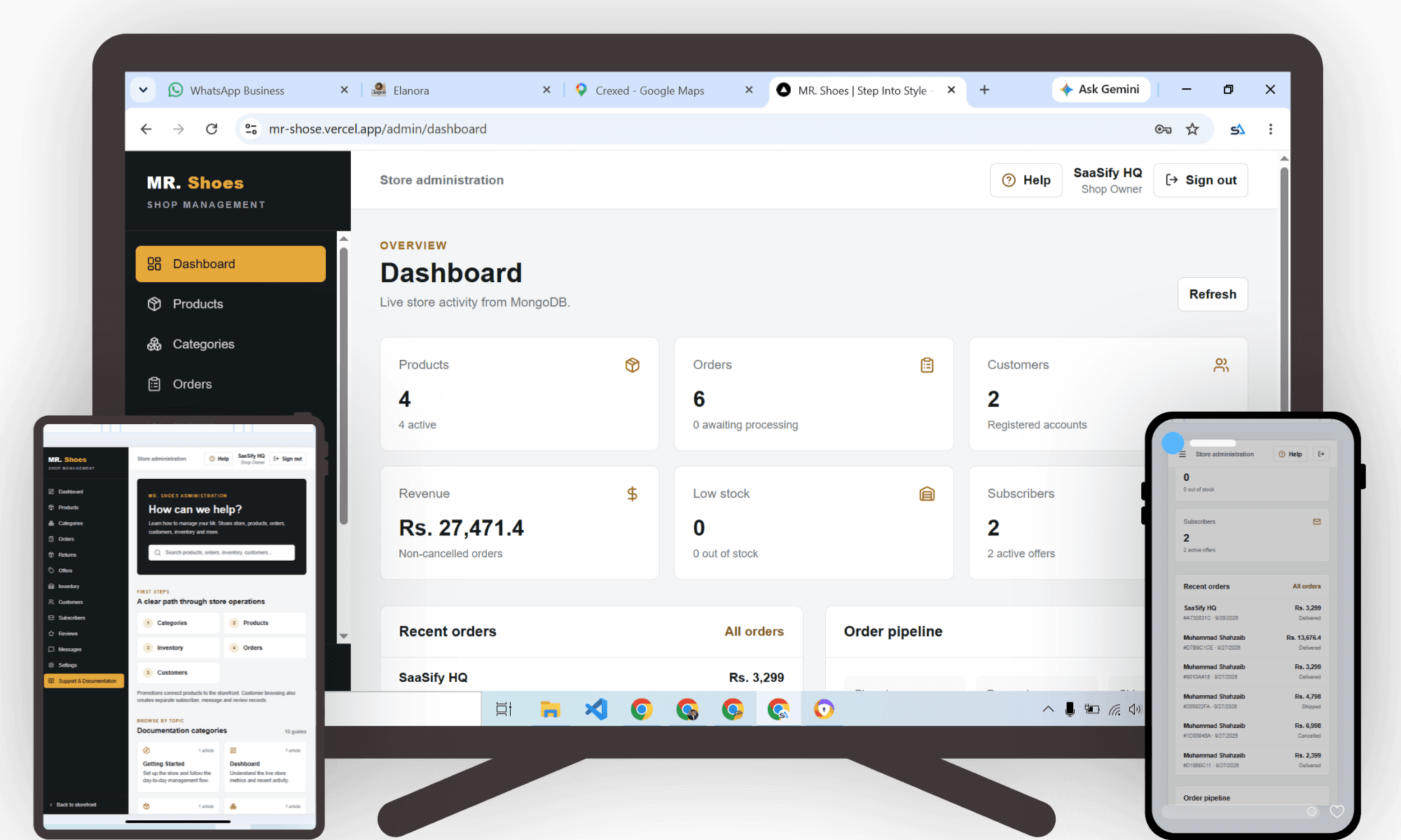 Mr. Shoes - E-Commerce Platform