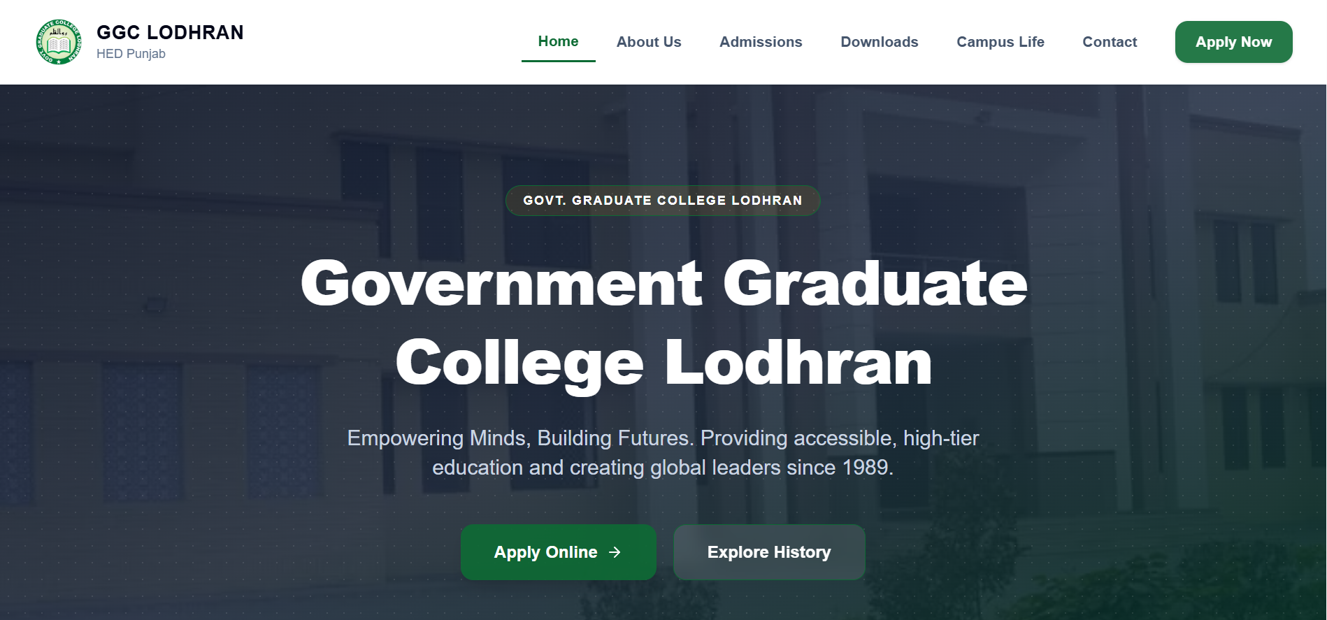 Government Graduate College Lodhran